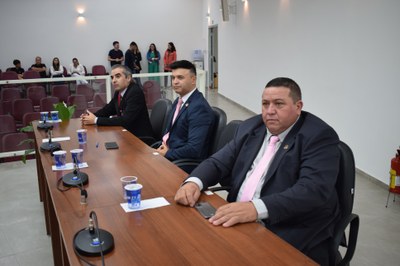 Homenagem aos atletas do município