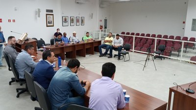 Reunião com o deputado estadual Márcio da Farmácia