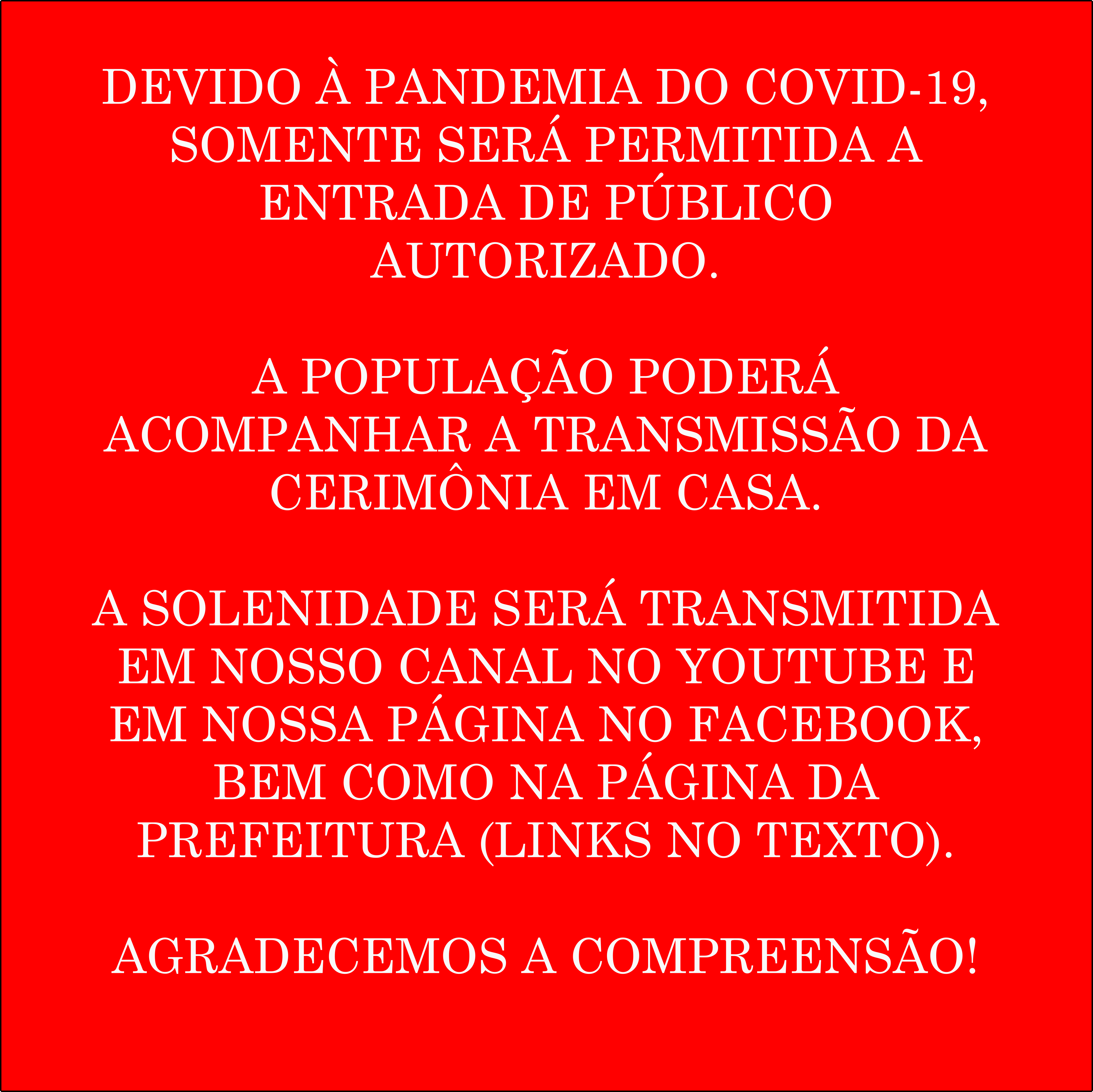 01/01/2021 - Cerimônia de Instalação da 18ª Legislatura