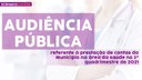 03/02/2022 - Audiência Pública da Saúde referente ao 3º quadrimestre de 2021 03/02/2022 - Audiência Pública da Saúde referente ao 3º quadrimestre de 2021