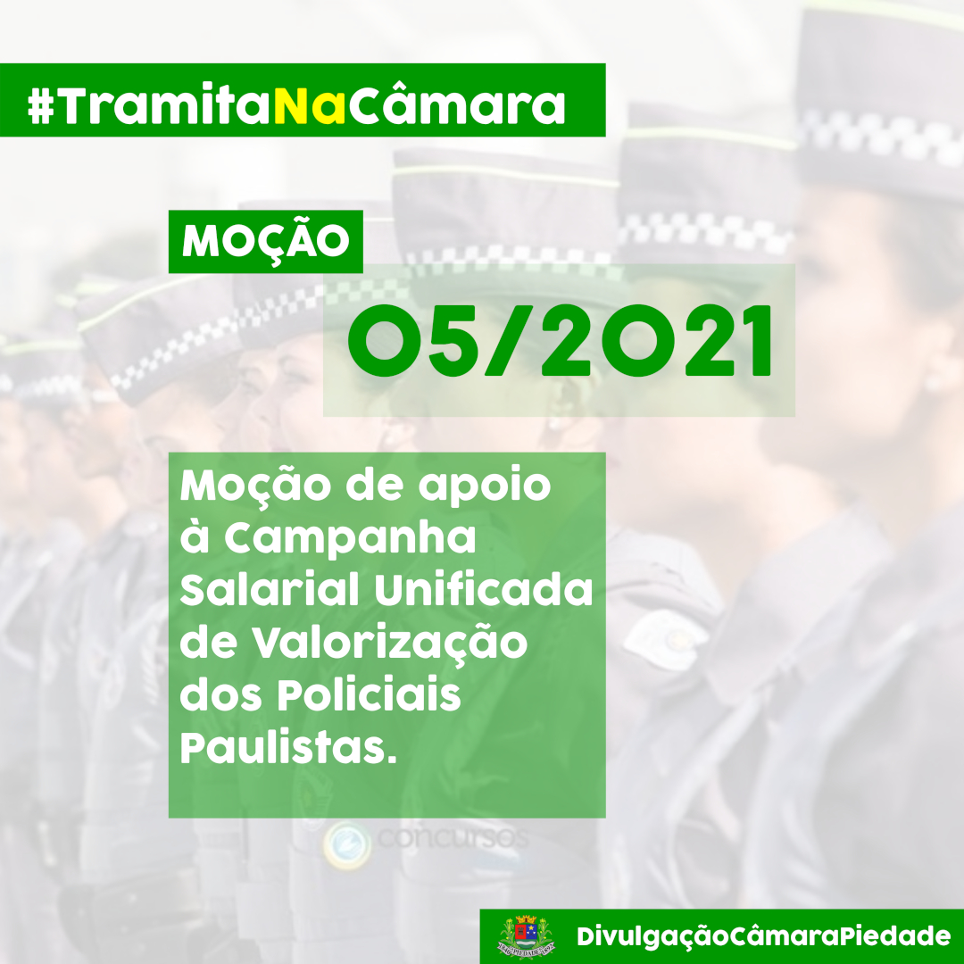 06/12/2021 - Moção nº 05/2021