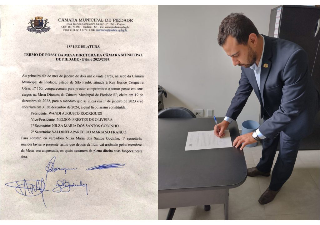 01/01/2023 - Posse da Mesa Diretora