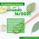 09/08/2021 - Projeto de Lei nº 16/2021 09/08/2021 - Projeto de Lei nº 16/2021