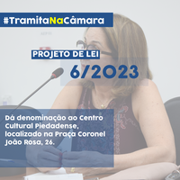 13/04/2023 - Projeto de Lei nº 6/2023