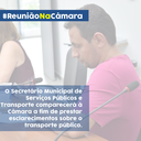 31/01/2023 - Reunião sobre o transporte público municipal 31/01/2023 - Reunião sobre o transporte público municipal