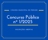 Câmara abre concurso público para formação de cadastro reserva.