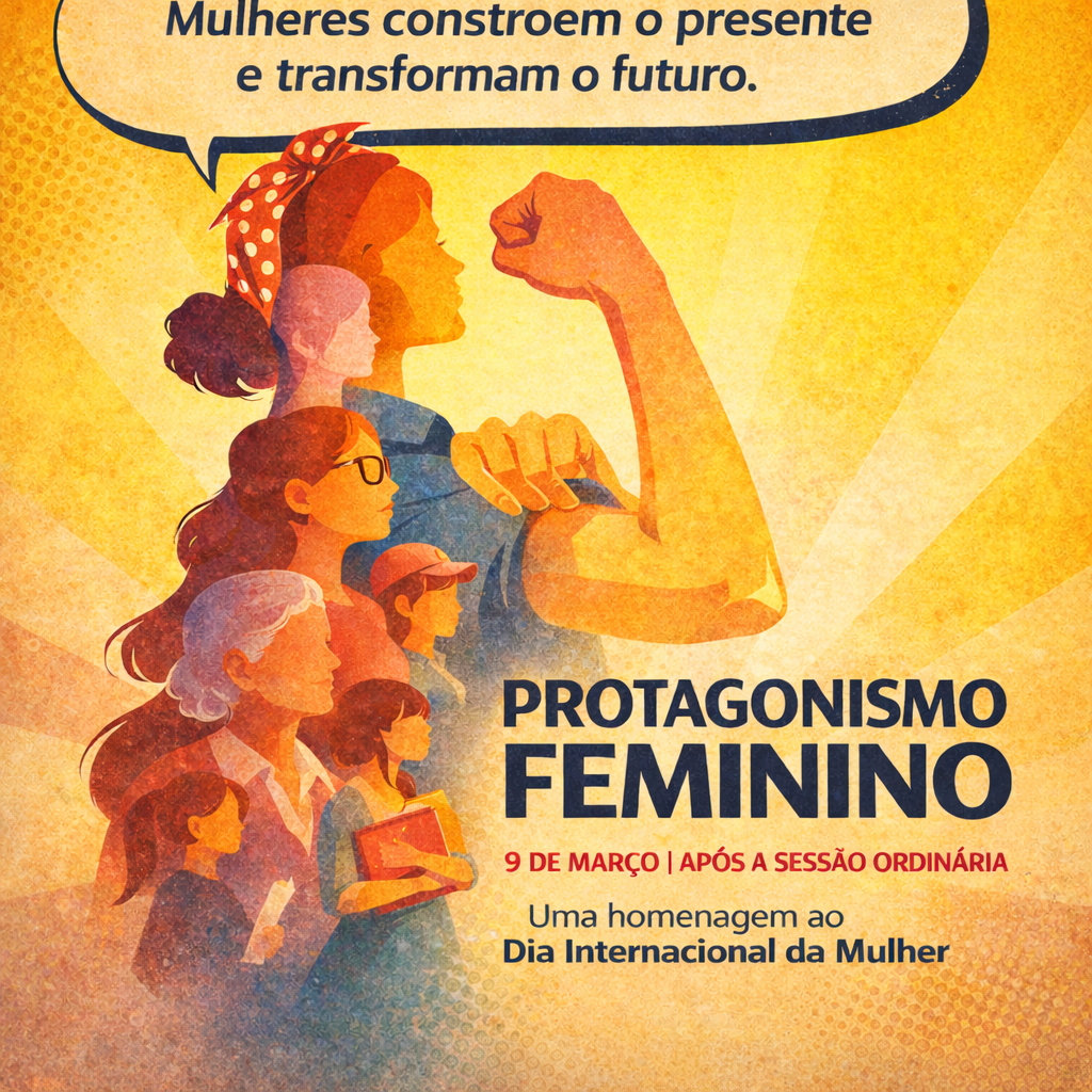 Câmara celebrará a Semana do Protagonismo Feminino.