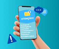 Câmara convida população a participar do Orçamento 2026.