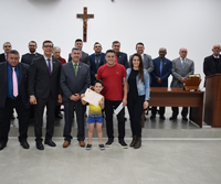 Câmara homenageia talento da ginástica artística piedadense.