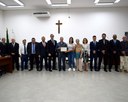 Câmara homenageou o senhor Valter Moreira dos Santos. Câmara homenageou o senhor Valter Moreira dos Santos.