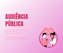 Câmara realiza Audiência Pública da Saúde no próximo dia 18. Câmara realiza Audiência Pública da Saúde no próximo dia 18.