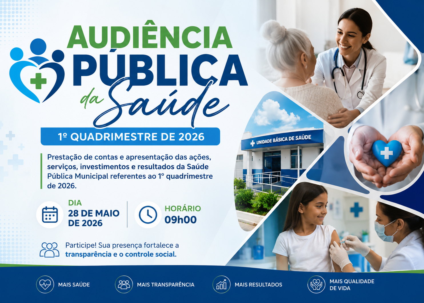 Câmara realizará Audiência da Saúde no próximo dia 28.