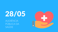 Câmara realizará Audiência Pública da Saúde em 28 de maio.