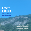 Câmara realizará debate público sobre a pedreira no bairro Piraporinha Câmara realizará debate público sobre a pedreira no bairro Piraporinha