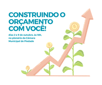 Câmara realizará duas audiências públicas sobre PPA e LDO.